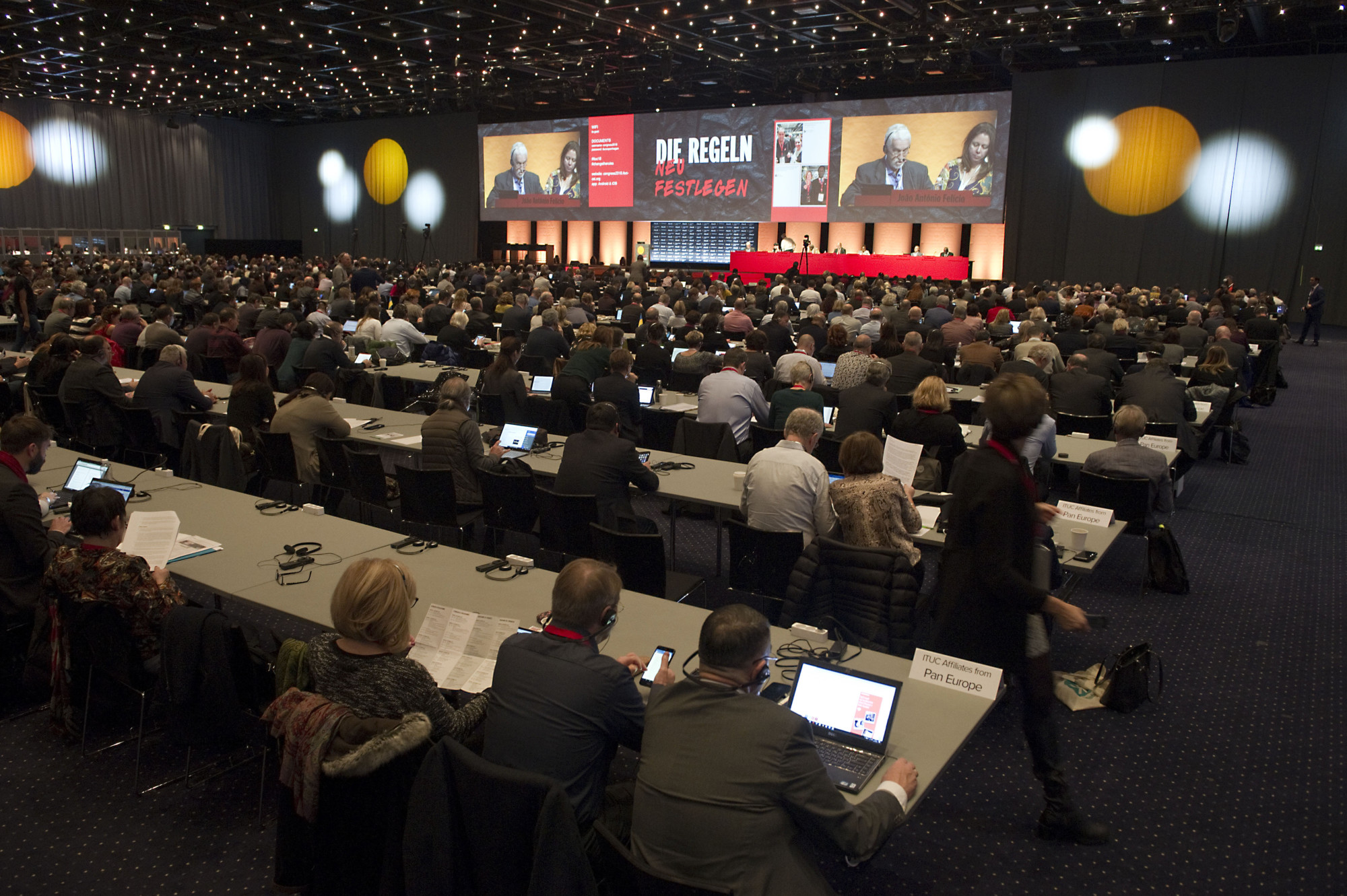 Le 4e congrès mondial de la Confédération Syndicale Internationale (CSI