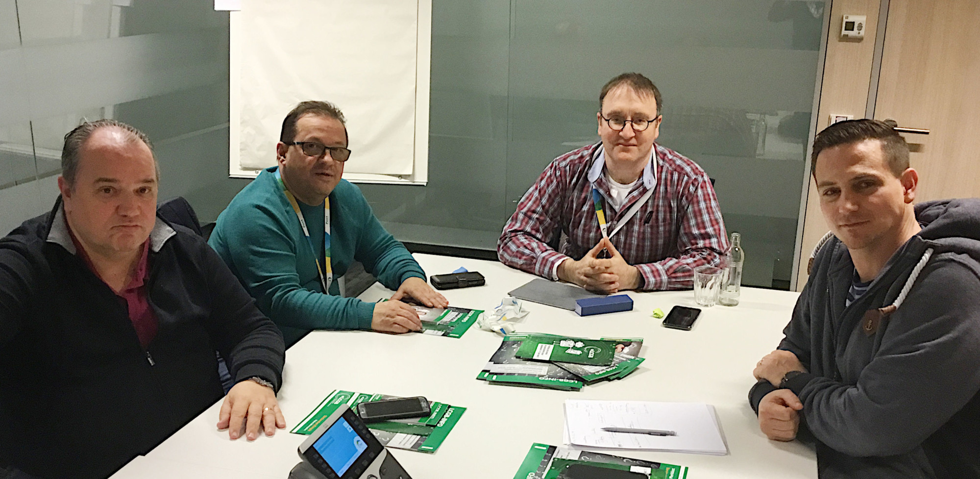 Réunion avec les délégués de POST LCGB Lëtzebuerger