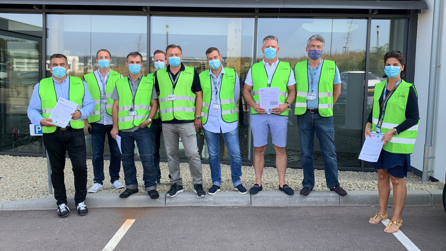 Mobilisation Des Salari s Luxair LCGB L tzebuerger Chr schtleche 
