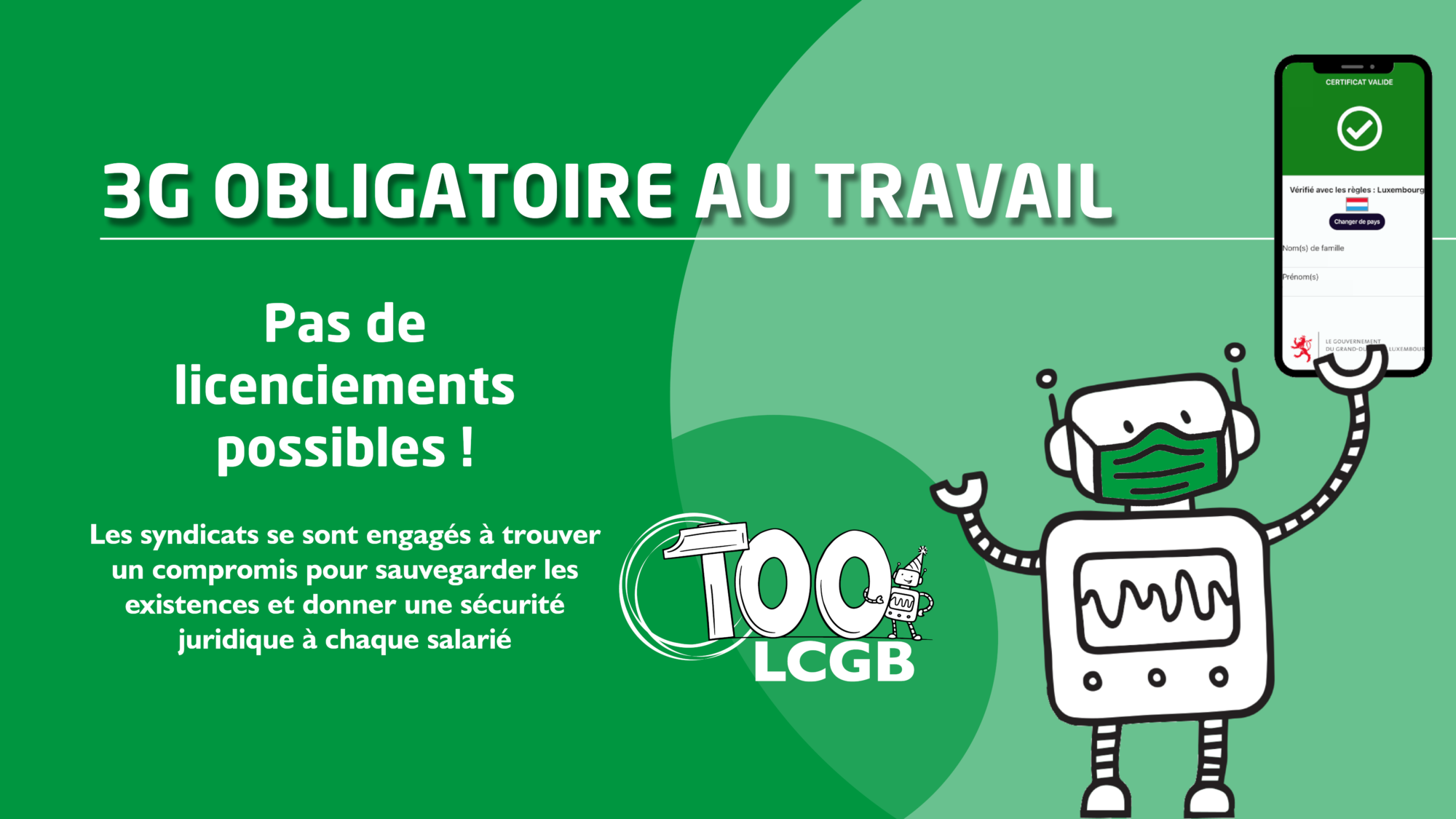 3G obligatoire au travail : Les syndicats se sont engagés à trouver un