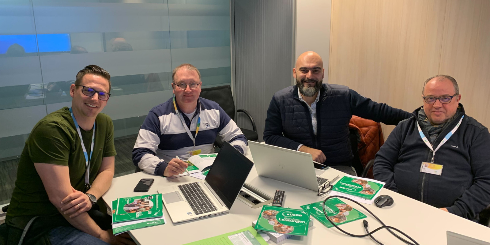 POST Réunion avec la délégation LCGB Lëtzebuerger