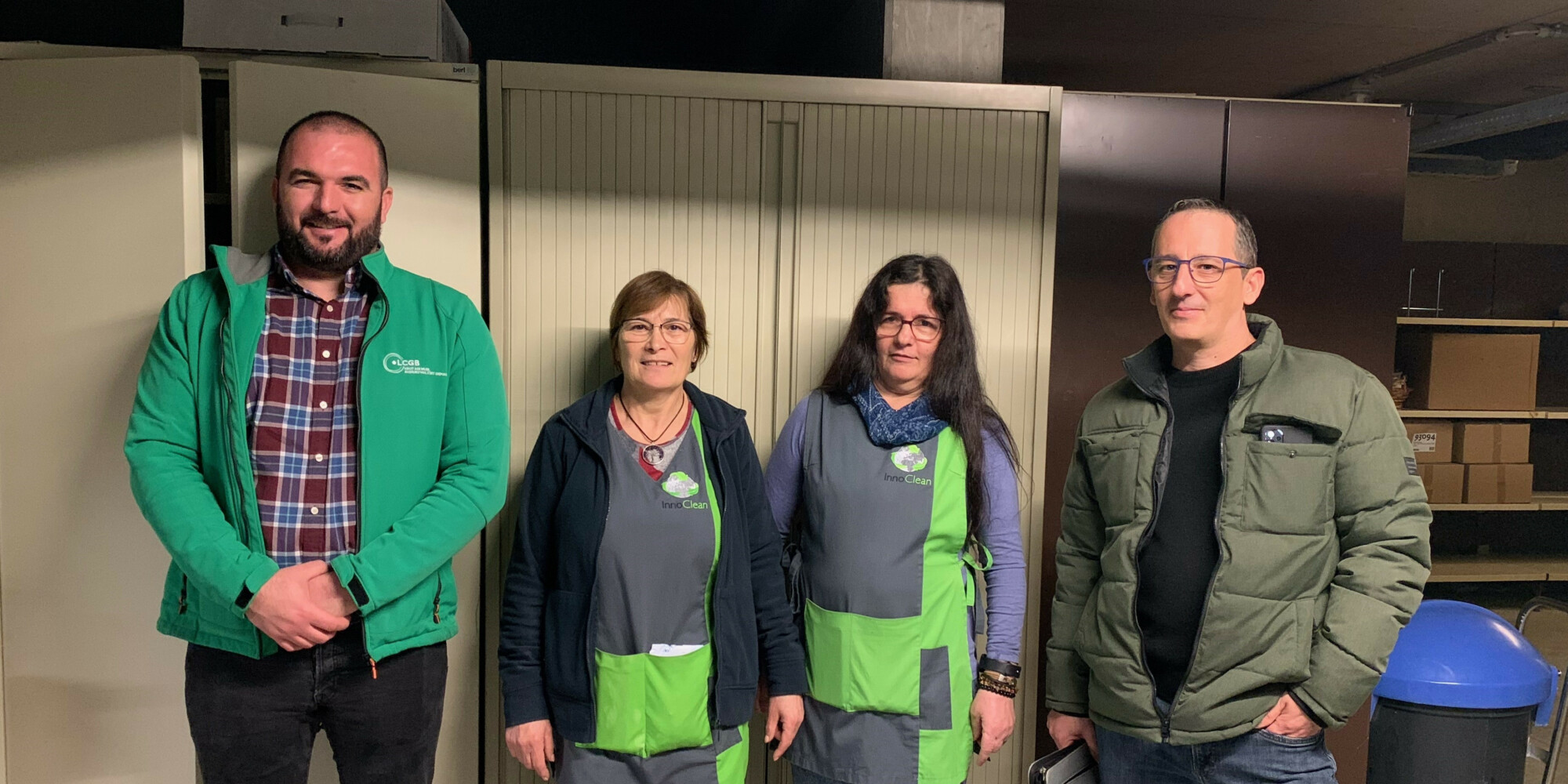 Gebudereinigung: Informationstour in mehreren Cactus-Supermrkten - LCGB -  Ltzebuerger Chrschtleche Gewerkschaftsbond