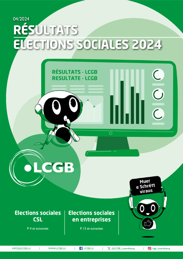 Publication De La Brochure « Résultats Des élections Sociales 2024 ...