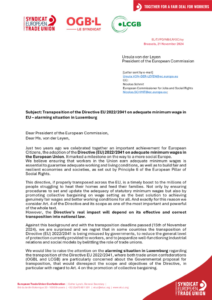 thumbnail of 20241121_Transposition of the Directive EU 2022-2041 on adequate minimum wage in EU – alarming situation in Luxemburg